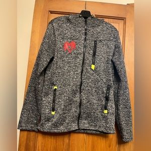 Women’s Dodge Ram 1500 long-sleeve zip-up hoodie with zipper pockets size XL